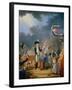 The Oath of Lafayette at the Celebration of the Federation, July 14, 1790-null-Framed Giclee Print