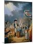 The Oath of Lafayette at the Celebration of the Federation, July 14, 1790-null-Mounted Giclee Print