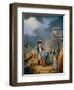 The Oath of Lafayette at the Celebration of the Federation, July 14, 1790-null-Framed Giclee Print