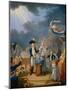 The Oath of Lafayette at the Celebration of the Federation, July 14, 1790-null-Mounted Giclee Print