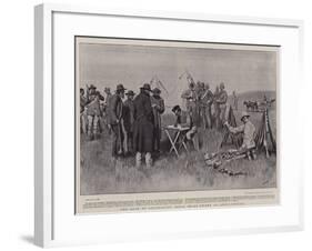 The Oath of Neutrality, Boers Being Sworn at Greylingstad-Henry Marriott Paget-Framed Giclee Print