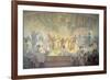 The Oath of Omladina under the Slavic Linden Tree, from the 'Slav Epic', 1926-Alphonse Mucha-Framed Giclee Print