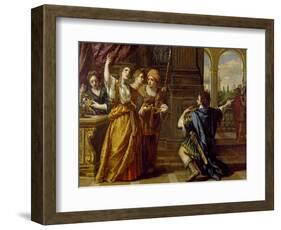 The Oath of Semiramis, C. 1623-24-Pietro da Cortona-Framed Giclee Print