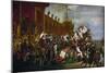 The Oath of the Army after the Distribution of the Eagles on the Champs De Mars-Jacques-Louis David-Mounted Giclee Print