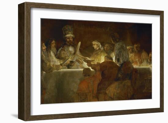 The Oath of the Batavians, from the History of Tacitus, 1662-Rembrandt van Rijn-Framed Giclee Print