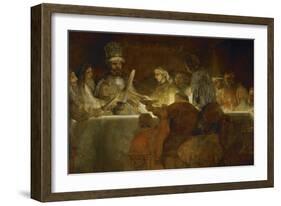 The Oath of the Batavians, from the History of Tacitus, 1662-Rembrandt van Rijn-Framed Giclee Print