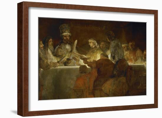 The Oath of the Batavians, from the History of Tacitus, 1662-Rembrandt van Rijn-Framed Giclee Print