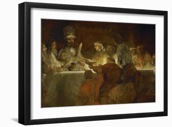 The Oath of the Batavians, from the History of Tacitus, 1662-Rembrandt van Rijn-Framed Giclee Print