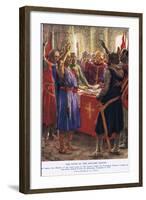 The Oath of the English Barons-Arthur Claude Strachan-Framed Giclee Print