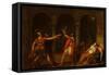 The Oath of the Horatii (Stud), 1784-Jacques Louis David-Framed Stretched Canvas