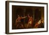 The Oath of the Horatii (Stud), 1784-Jacques Louis David-Framed Giclee Print