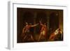 The Oath of the Horatii (Stud), 1784-Jacques Louis David-Framed Giclee Print