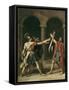 The Oath of the Horatii-Jacques-Louis David-Framed Stretched Canvas