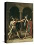 The Oath of the Horatii-Jacques-Louis David-Stretched Canvas