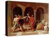 The Oath of the Horatii-Jacques-Louis David-Stretched Canvas