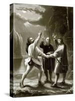 The Oath of the Three Swiss-English-Stretched Canvas