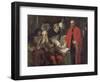 The Oath of Vargas (W/C and Gouache on Paper)-Louis Gallait-Framed Giclee Print