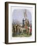 The oath of Walter l'Espec, Cowton Moor, near Northallerton, Yorkshire, 1138 (1864)-James William Edmund Doyle-Framed Giclee Print