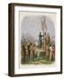 The Oath of Walter L'Espec, from a Chronicle of England BC 55 to AD 1485, Pub. London, 1863-James William Edmund Doyle-Framed Giclee Print