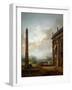 The Obelisk, 1789-Hubert Robert-Framed Giclee Print