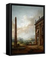 The Obelisk, 1789-Hubert Robert-Framed Stretched Canvas