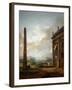 The Obelisk, 1789-Hubert Robert-Framed Giclee Print