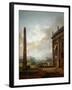 The Obelisk, 1789-Hubert Robert-Framed Giclee Print