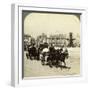 The Obelisk and Fountain, Place De La Concorde, Paris, France, 19th Century-Underwood & Underwood-Framed Photographic Print