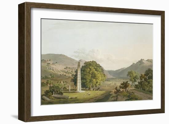 The Obelisk at Axum, Engraved by Daniel Havell (1785-1826) 1809-Henry Salt-Framed Giclee Print