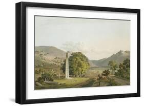 The Obelisk at Axum, Engraved by Daniel Havell (1785-1826) 1809-Henry Salt-Framed Giclee Print