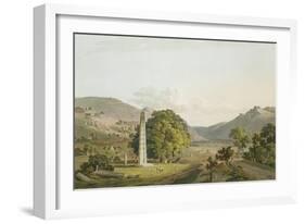 The Obelisk at Axum, Engraved by Daniel Havell (1785-1826) 1809-Henry Salt-Framed Giclee Print