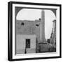 The Obelisk of Rameses II and Front of Luxor Temple, Thebes, Egypt, 1905-Underwood & Underwood-Framed Photographic Print