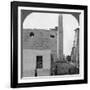 The Obelisk of Rameses II and Front of Luxor Temple, Thebes, Egypt, 1905-Underwood & Underwood-Framed Photographic Print