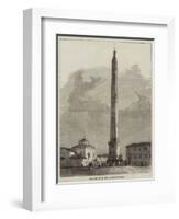 The Obelisk of the Lateran at Rome-null-Framed Giclee Print