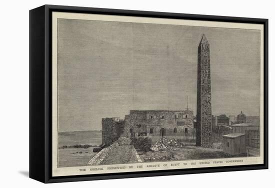 The Obelisk Presented by the Khedive of Egypt to the United States Government-null-Framed Stretched Canvas