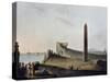 The Obelisks of Alexandria known as Cleopatra's Needles, Engraving-Luigi Mayer-Stretched Canvas