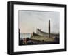 The Obelisks of Alexandria known as Cleopatra's Needles, Engraving-Luigi Mayer-Framed Giclee Print