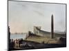 The Obelisks of Alexandria known as Cleopatra's Needles, Engraving-Luigi Mayer-Mounted Giclee Print