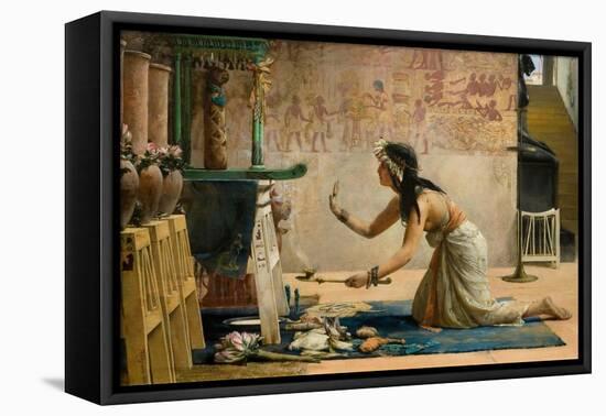 The Obsequies of an Egyptian Cat-John Reinhard Weguelin-Framed Stretched Canvas