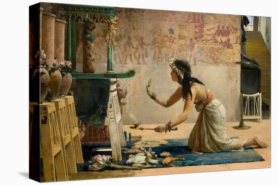 The Obsequies of an Egyptian Cat-John Reinhard Weguelin-Stretched Canvas