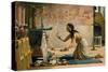 The Obsequies of an Egyptian Cat-John Reinhard Weguelin-Stretched Canvas