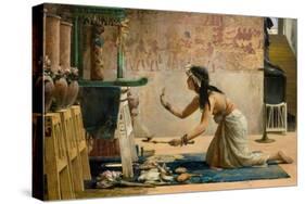 The Obsequies of an Egyptian Cat-John Reinhard Weguelin-Stretched Canvas