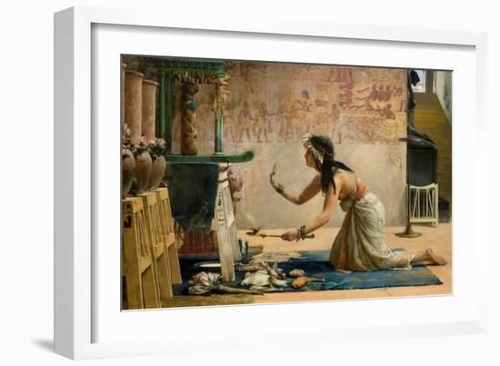 The Obsequies of an Egyptian Cat-John Reinhard Weguelin-Framed Giclee Print