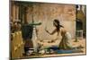 The Obsequies of an Egyptian Cat-John Reinhard Weguelin-Mounted Giclee Print