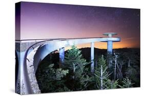 The Observation Deck of Clingman's Dome in the Great Smoky Mountains.-SeanPavonePhoto-Stretched Canvas