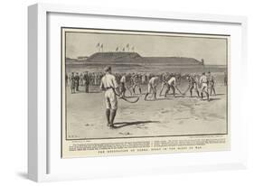 The Occupation of Canea, Sport in the Midst of War-S.t. Dadd-Framed Giclee Print