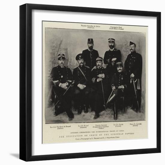 The Occupation of Crete by the European Powers-null-Framed Giclee Print