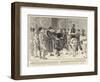 The Occupation of Crete, Disarming Bashi-Bazouks at the Gate of Canea after the Fight at Akrotiri-null-Framed Giclee Print