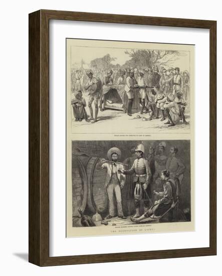 The Occupation of Cyprus-Frederic Villiers-Framed Giclee Print