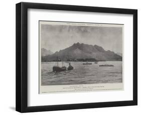 The Occupation of Shanhaikuan, a General View of the Town from the Sea-Henry Charles Seppings Wright-Framed Giclee Print